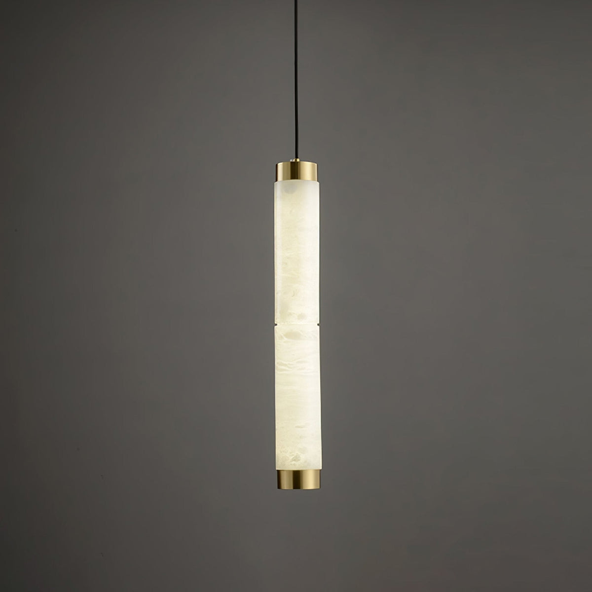 Lira Cylindrical Alabaster Pendant Light