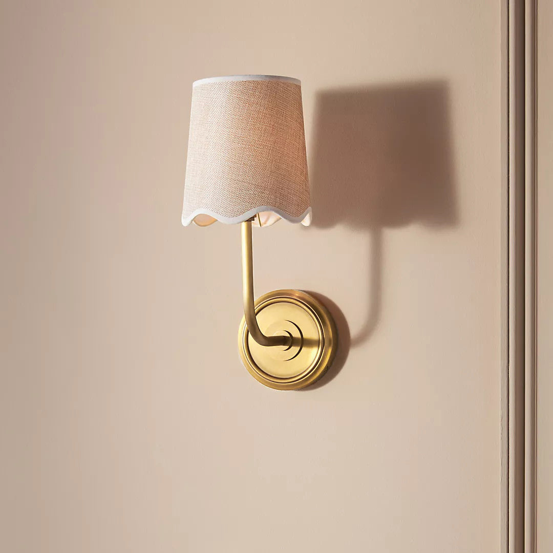 Sifuvyo Modern Minimalist Fabric Wall Lamp - Neutral Decor