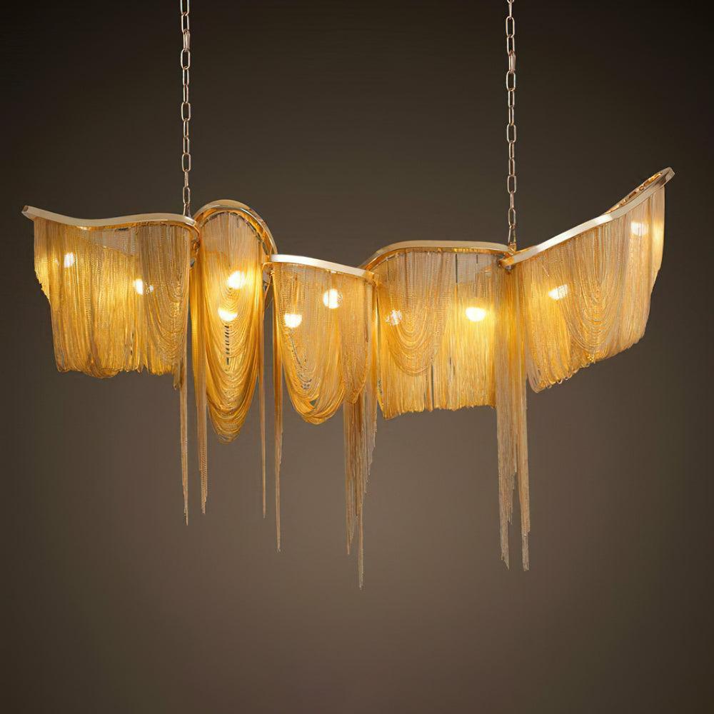 Soleraria Chandelier Tassel Gold
