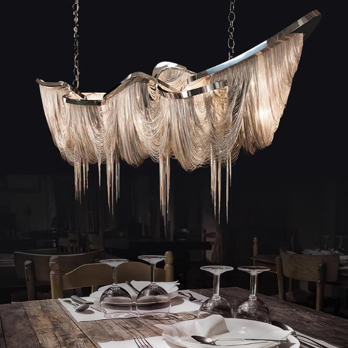 Soleraria Chandelier Tassel Gold