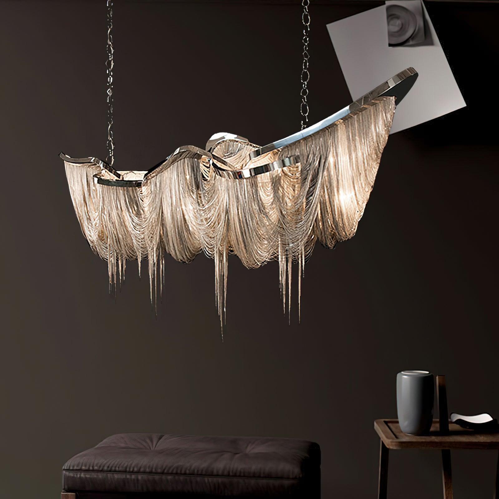 Soleraria Chandelier Tassel Gold