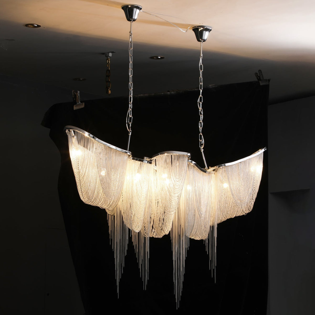Soleraria Chandelier Tassel Gold