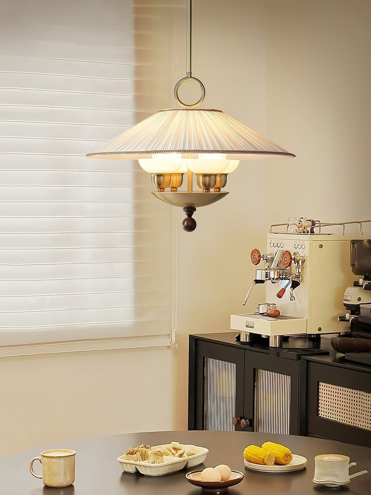 Umbera Pleated Shade Pendant Light