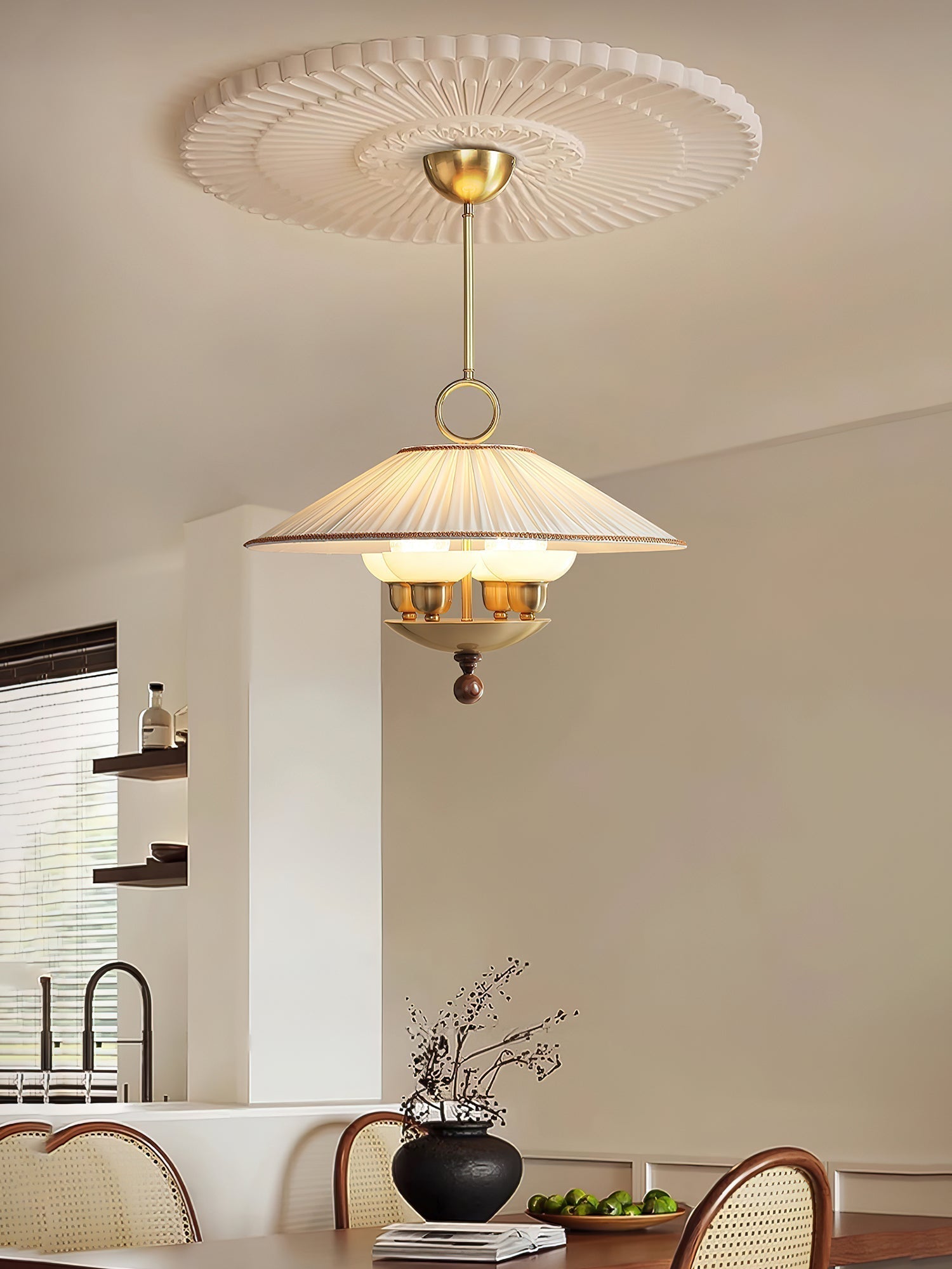 Umbera Pleated Shade Pendant Light