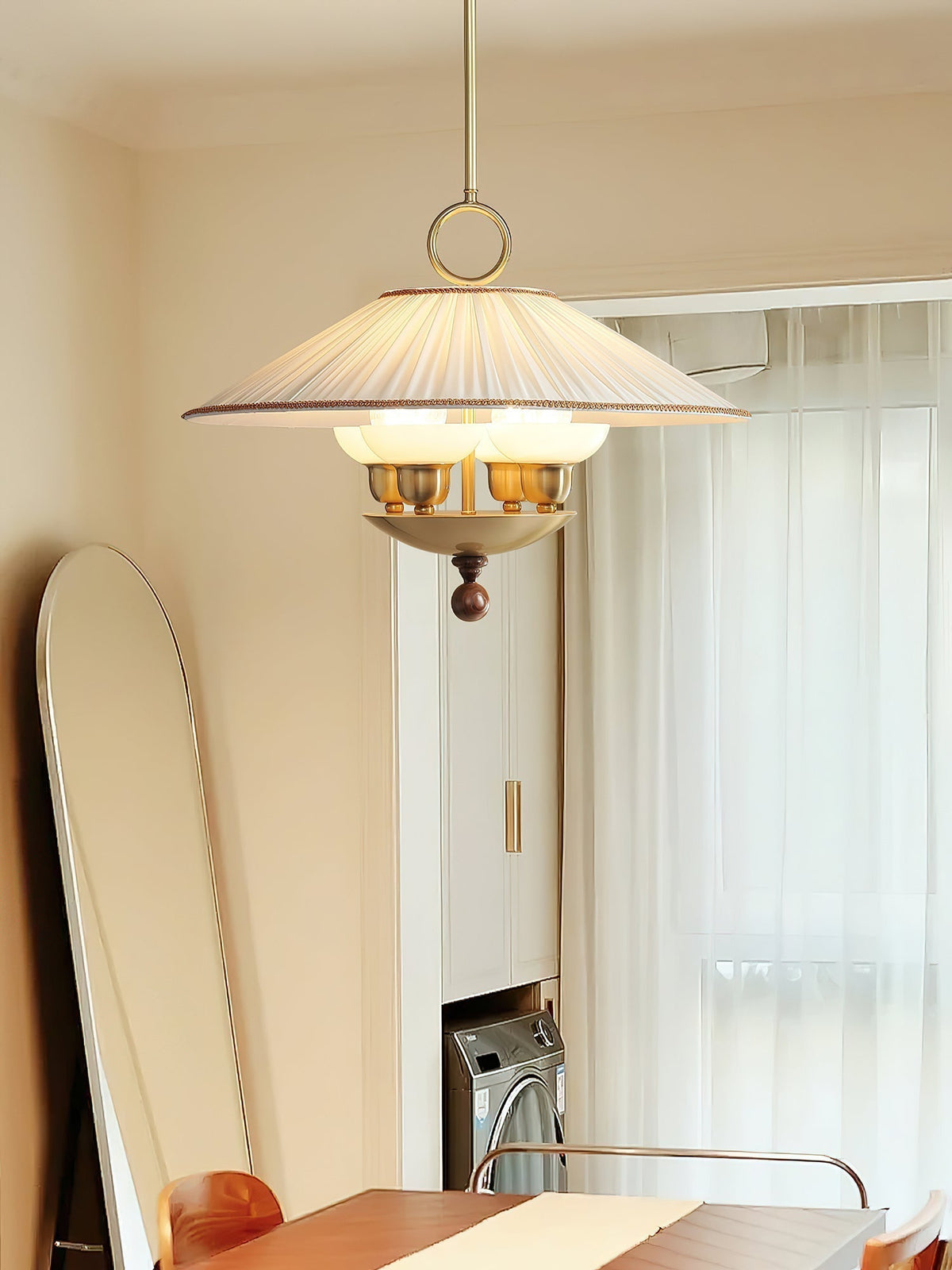 Umbera Pleated Shade Pendant Light