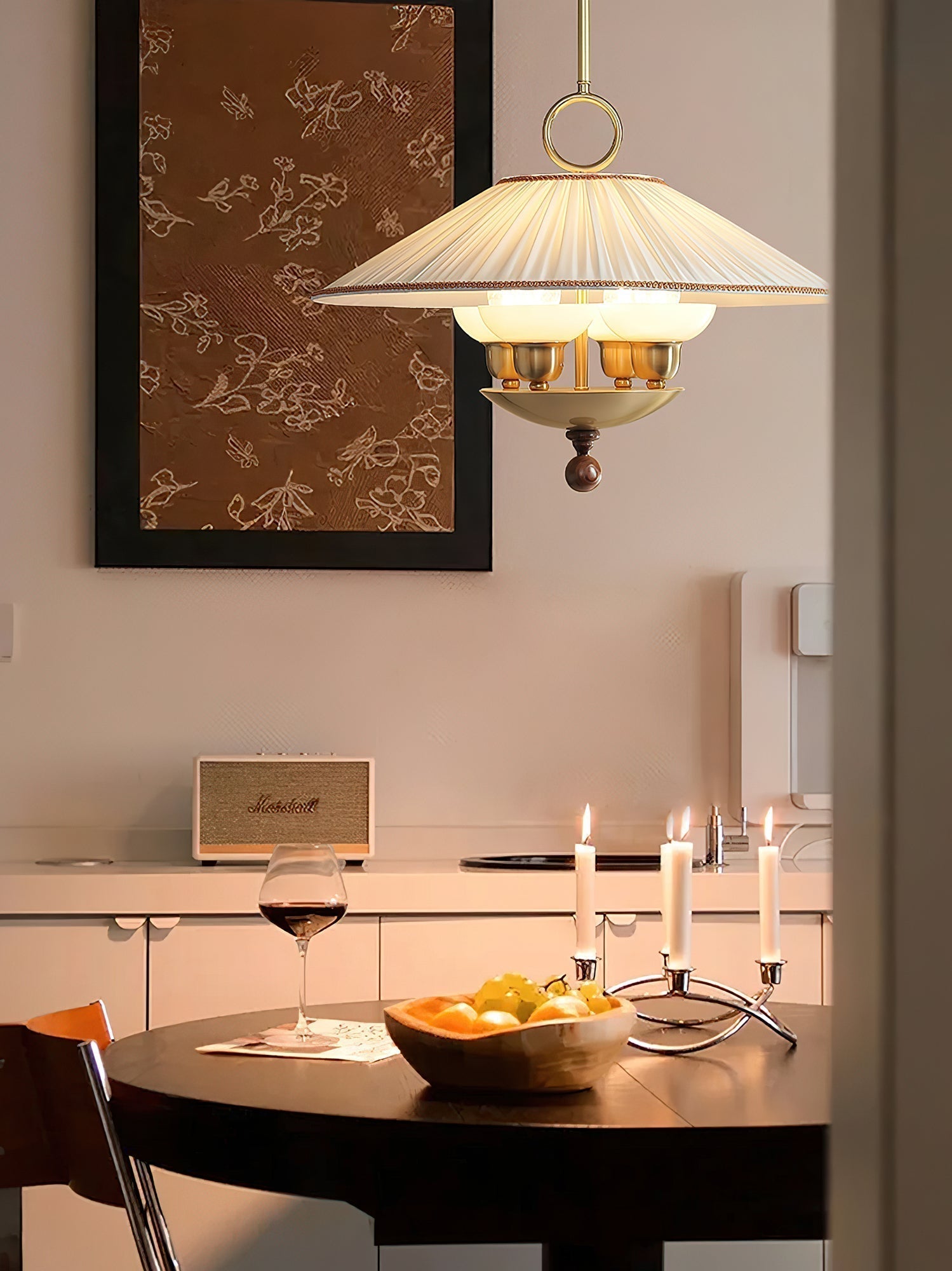 Umbera Pleated Shade Pendant Light