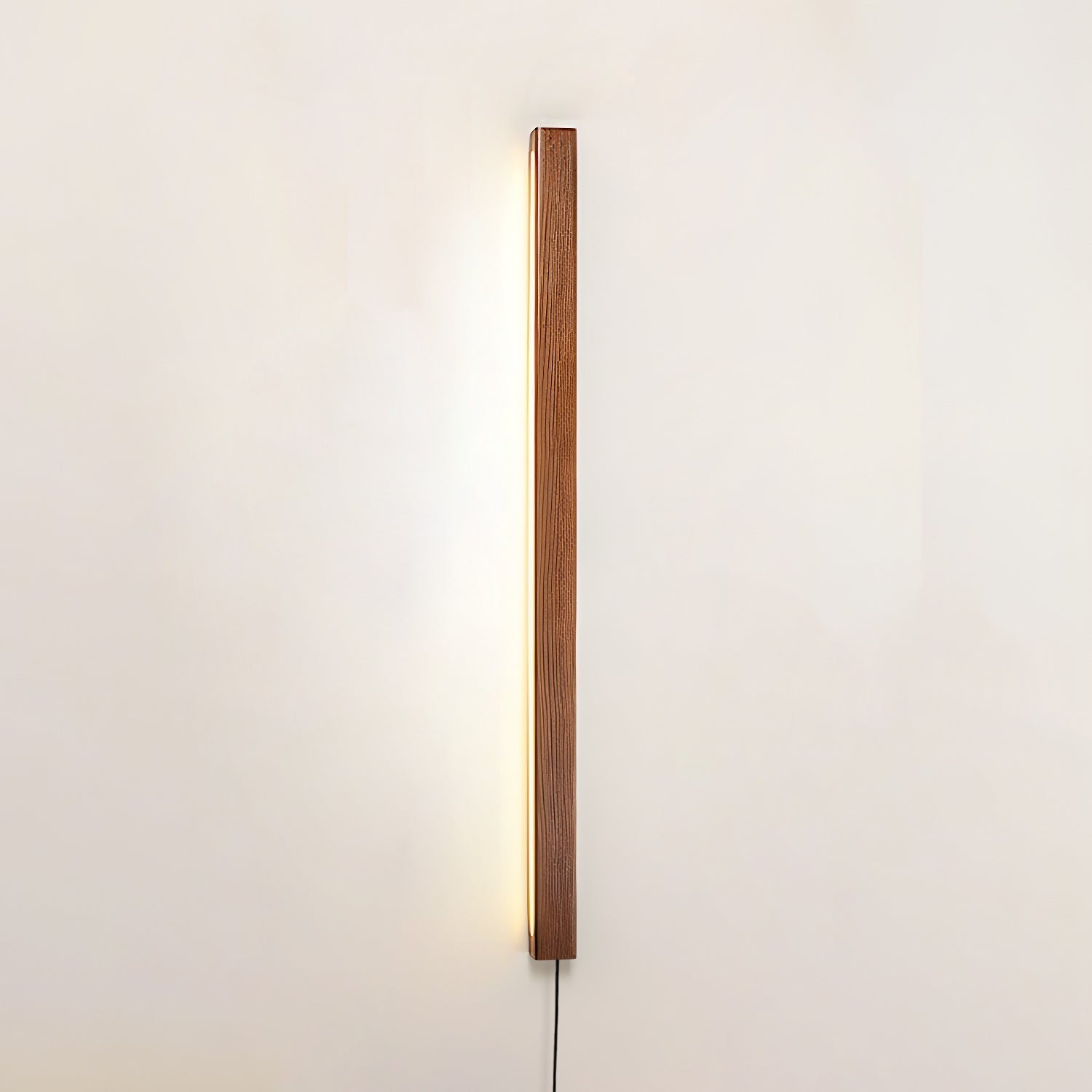 Bryf Wall Lamp Linear Wood Plug In