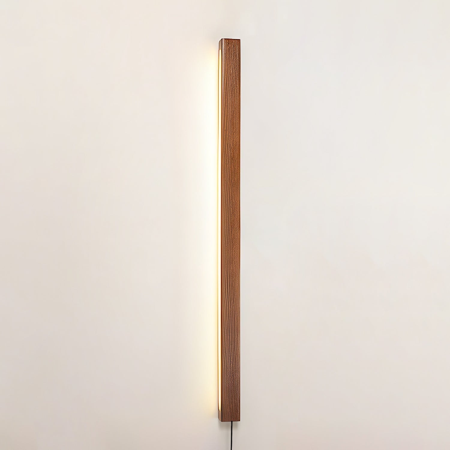 Bryf Wall Lamp Linear Wood Plug In