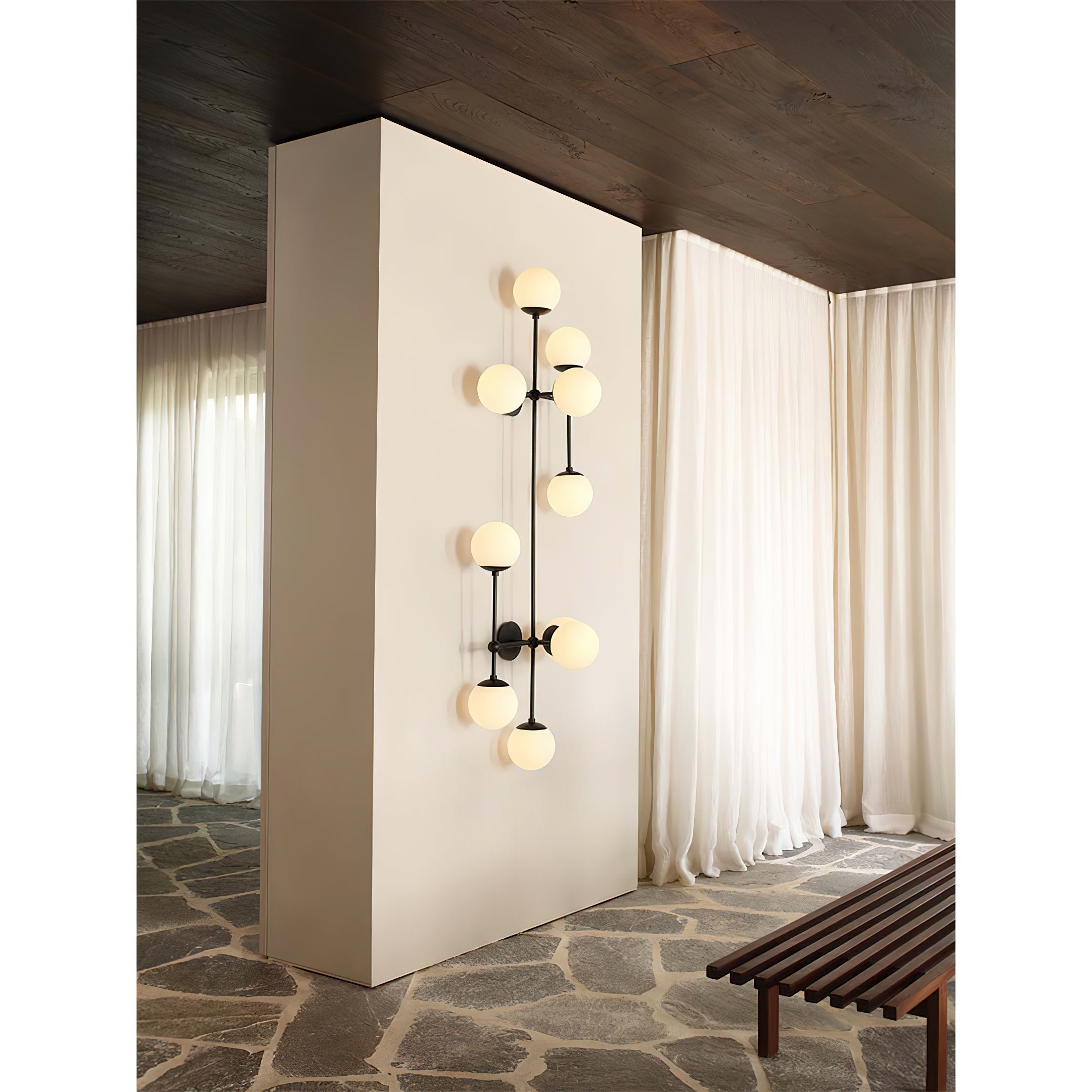 Ulfuvyo Modern Minimalist Glass Wall Lamp - Neutral Decor