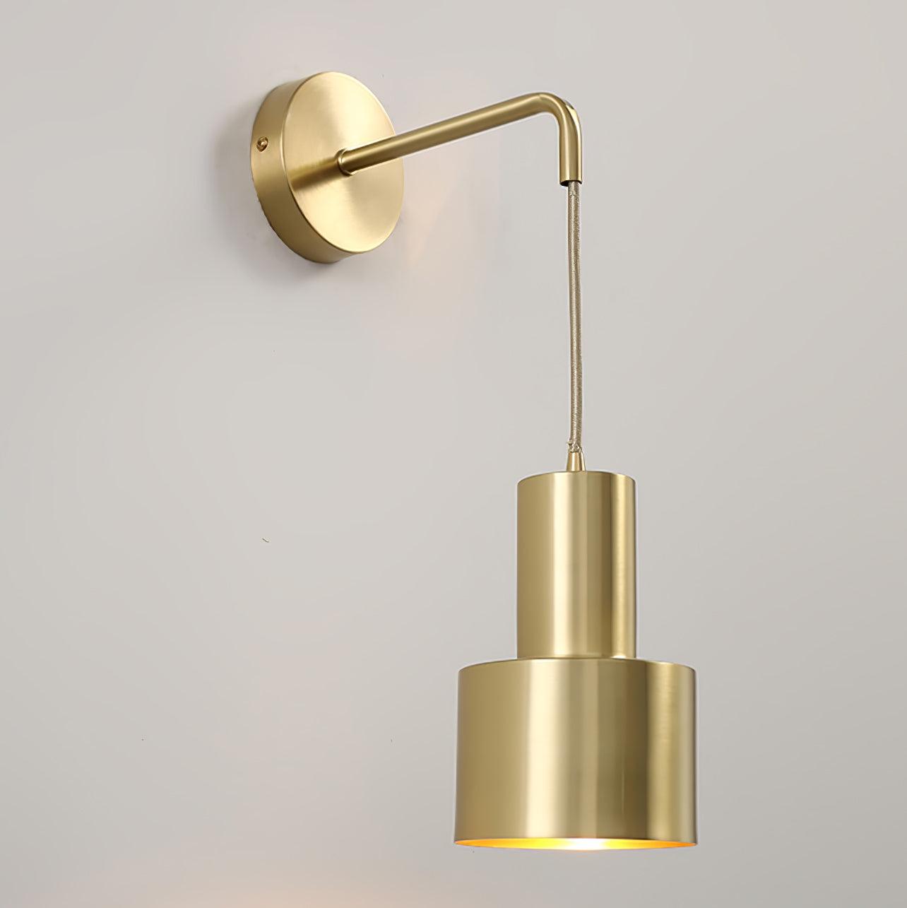 Alvina Modern Minimalist Brass Wall Light