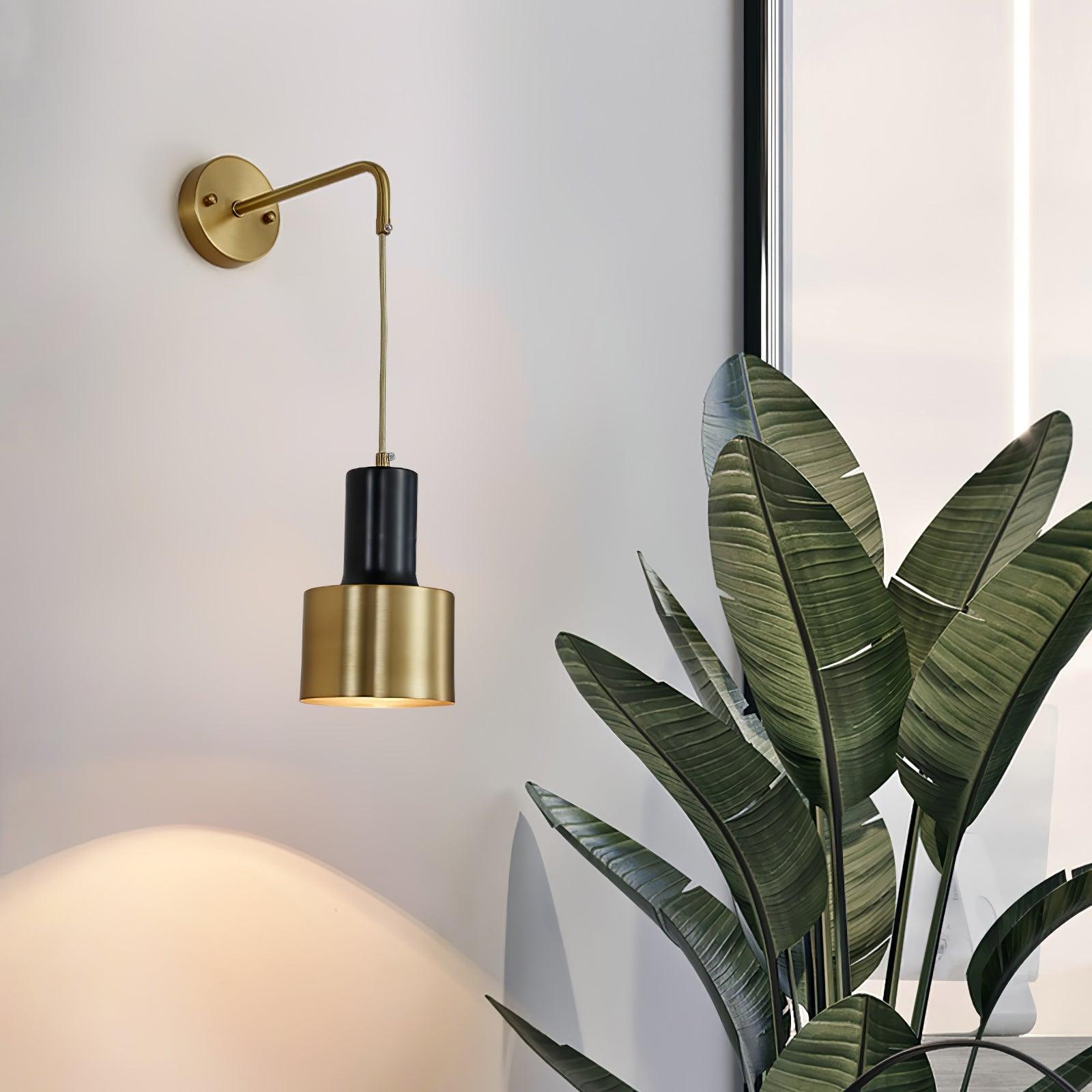 Alvina Modern Minimalist Brass Wall Light
