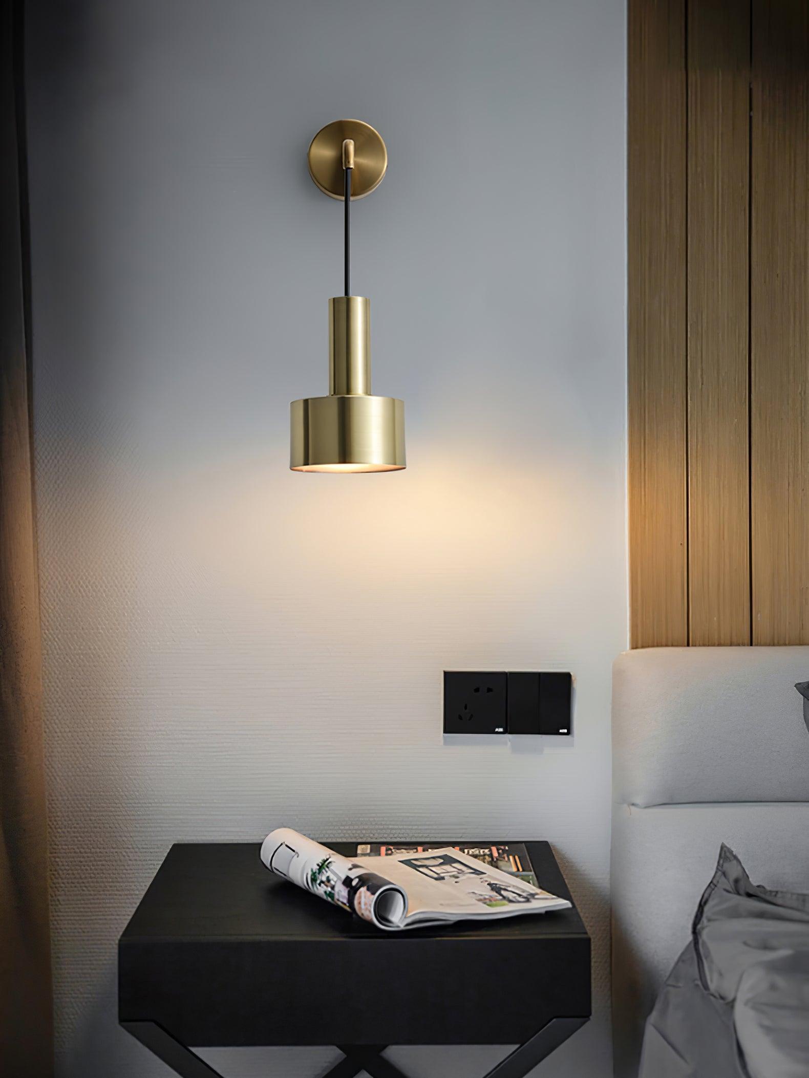 Alvina Modern Minimalist Brass Wall Light