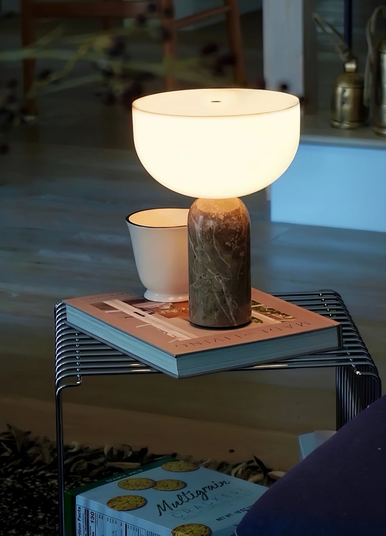 Vicky Minimalist Marble Table Lamp