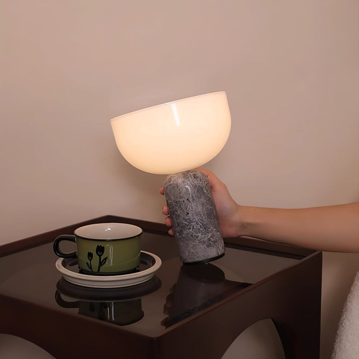 Vicky Minimalist Marble Table Lamp