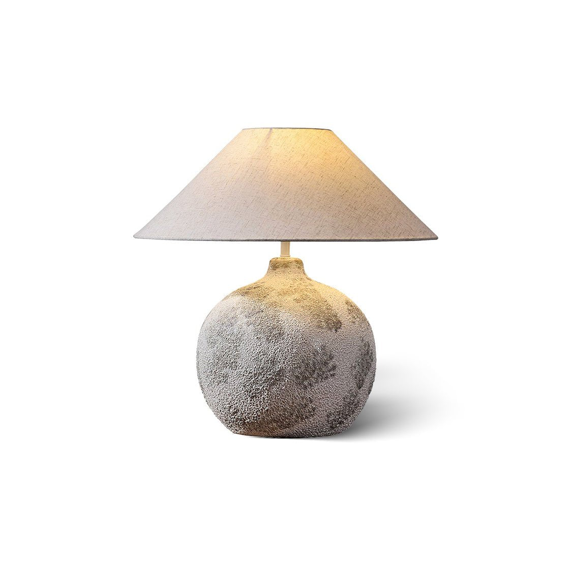 Riona Natural Fabric Ceramics Table Lamp