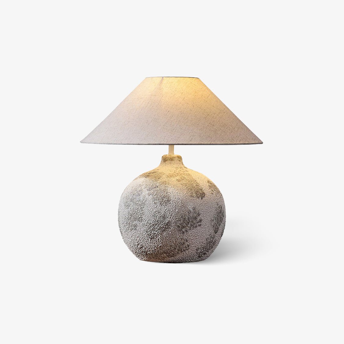 Riona Natural Fabric Ceramics Table Lamp