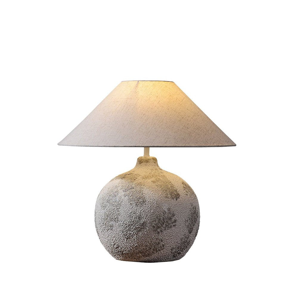Riona Natural Fabric Ceramics Table Lamp