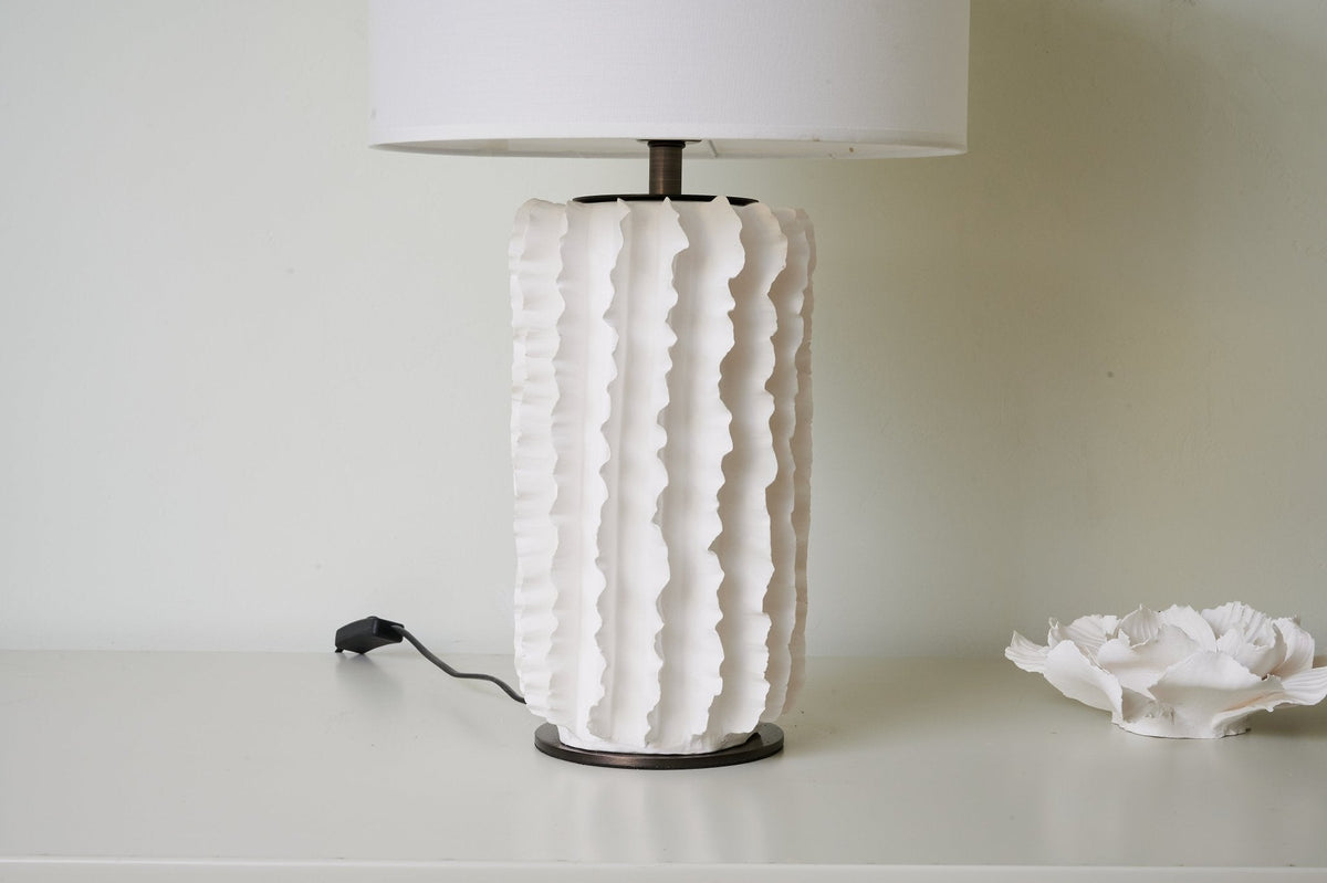 Evelyn Minimalist Ceramics Table Lamp