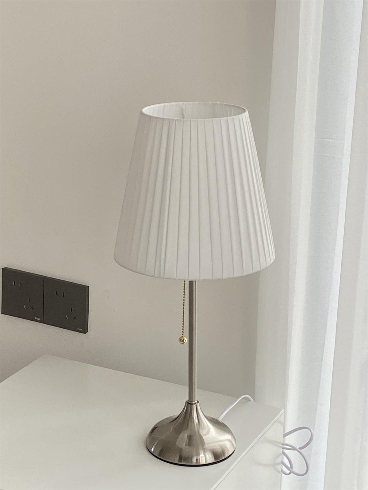 Simplicity  Pleated Fabric Table Lamp