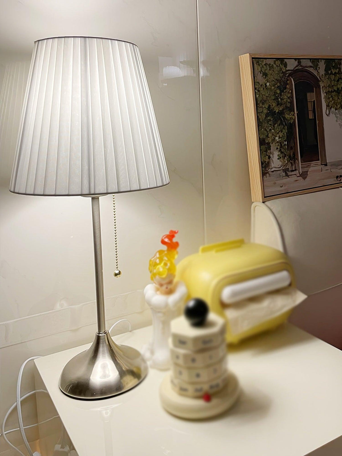 Simplicity  Pleated Fabric Table Lamp