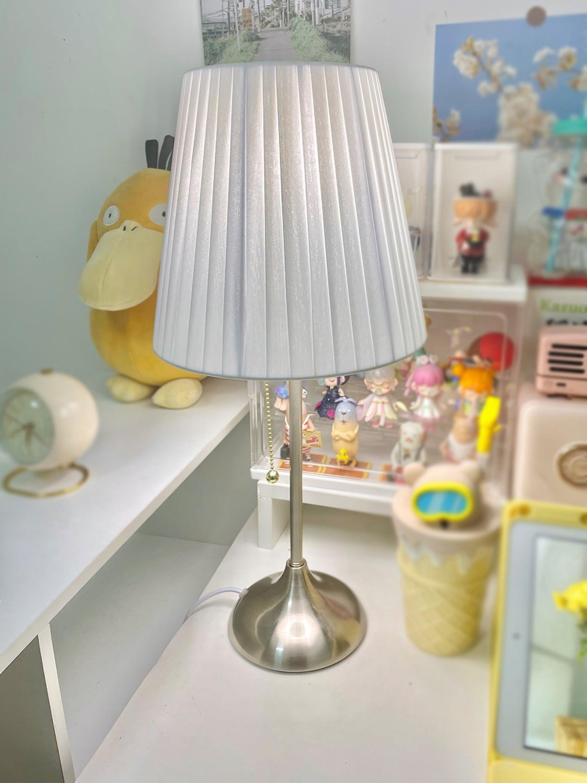 Simplicity  Pleated Fabric Table Lamp