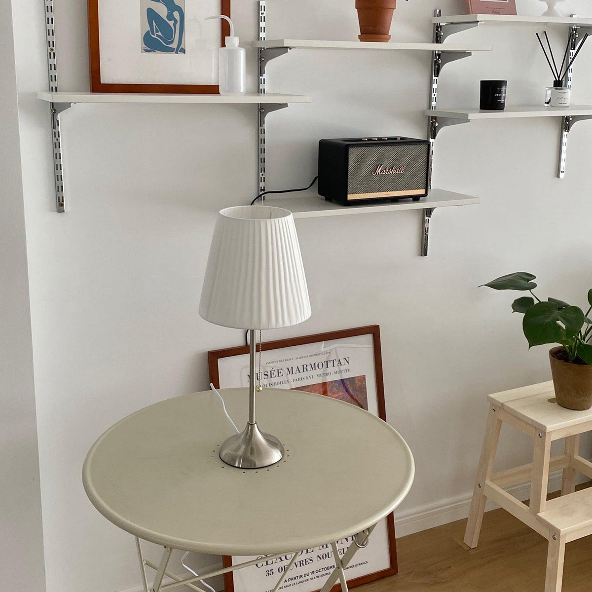 Simplicity  Pleated Fabric Table Lamp
