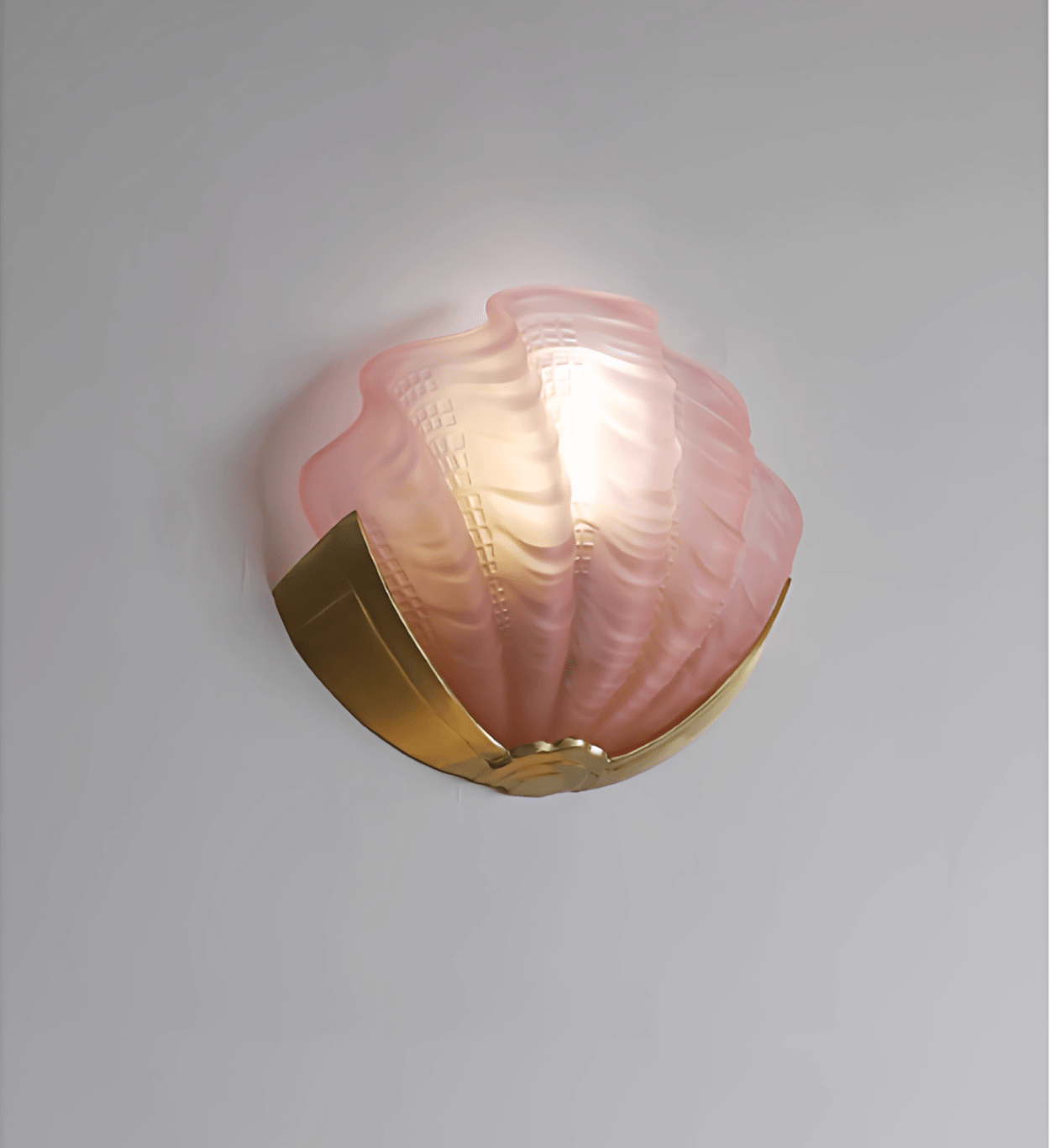 Nico Art Deco Glass Scallop Wall Light