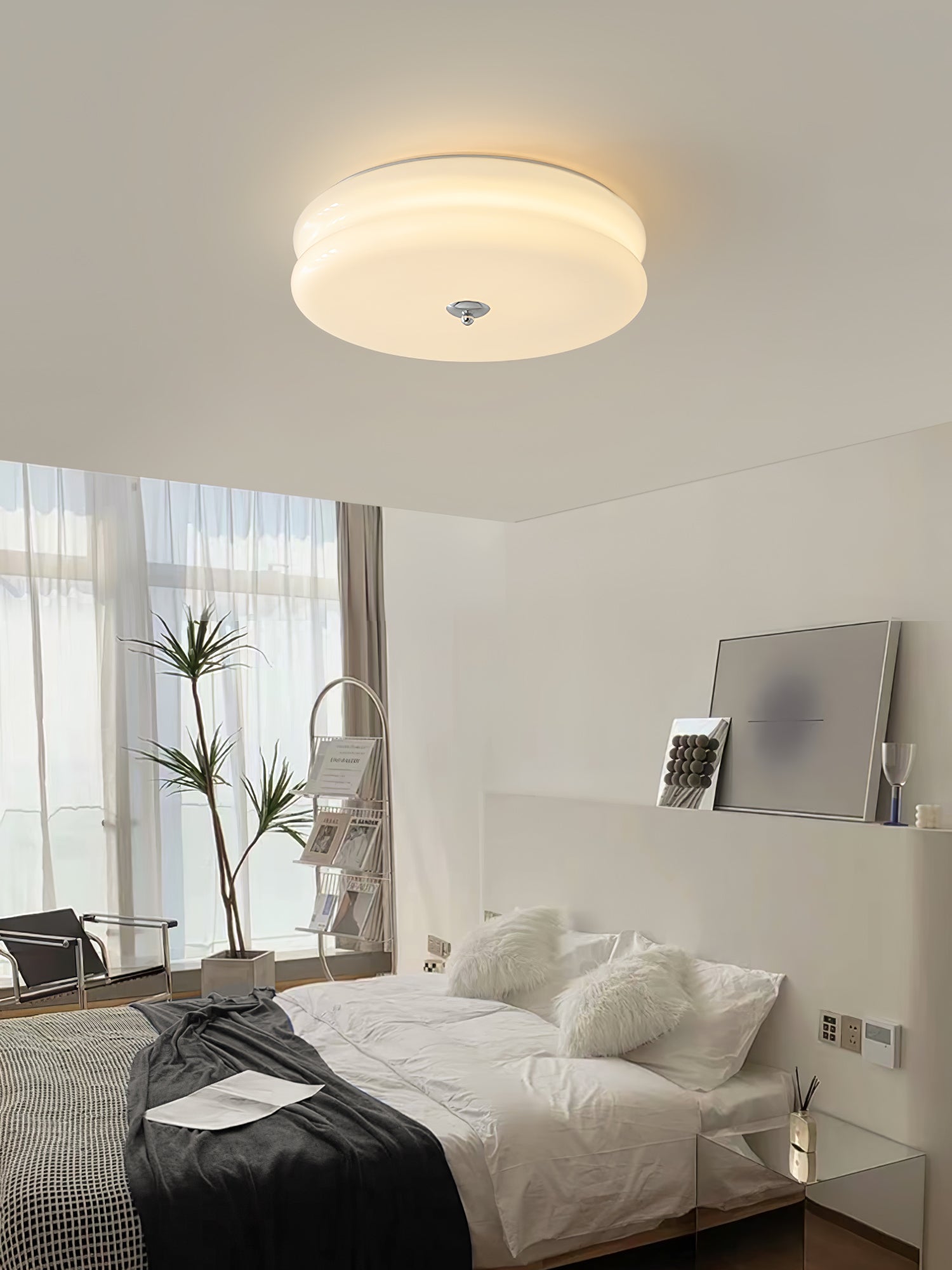 Eirinine Ceiling Light Art Deco Vintage Glass