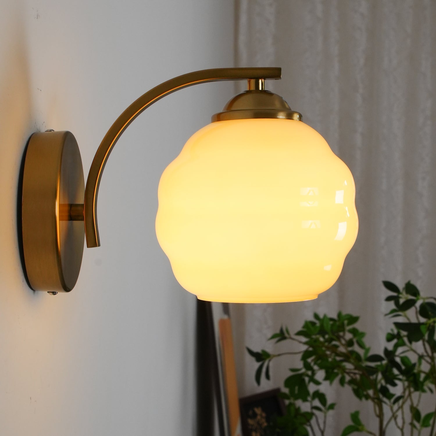 Oakford Glass Indoor Wall Light