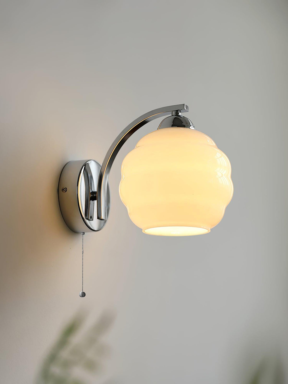 Jasenor Beauty Premium Nordic Art Glass Wall Lamp