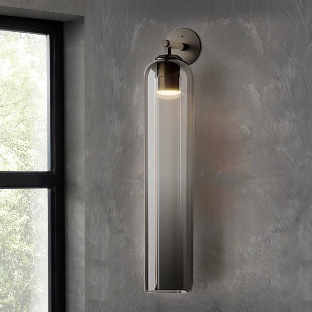 June Glass Indoor Wall Lamp Cylindrical - Neutral Decor