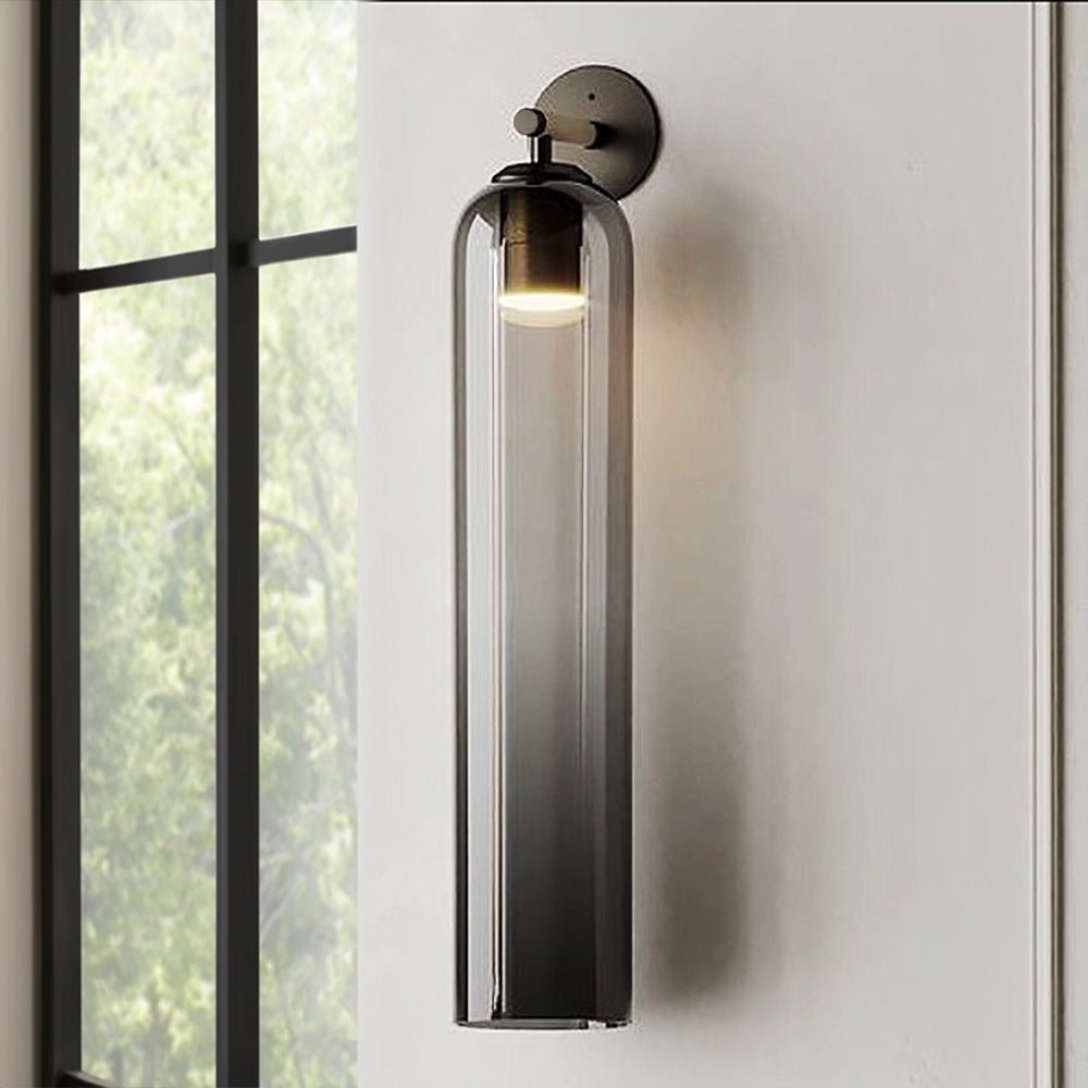 June Glass Indoor Wall Lamp Cylindrical - Neutral Decor