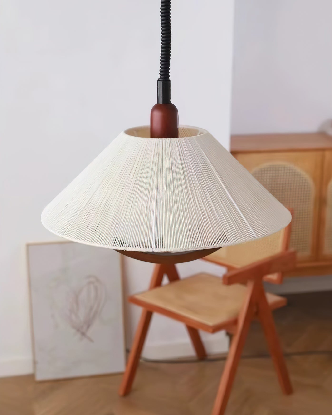 Syraeen Premium Nordic Art Wood Pendant Lamp