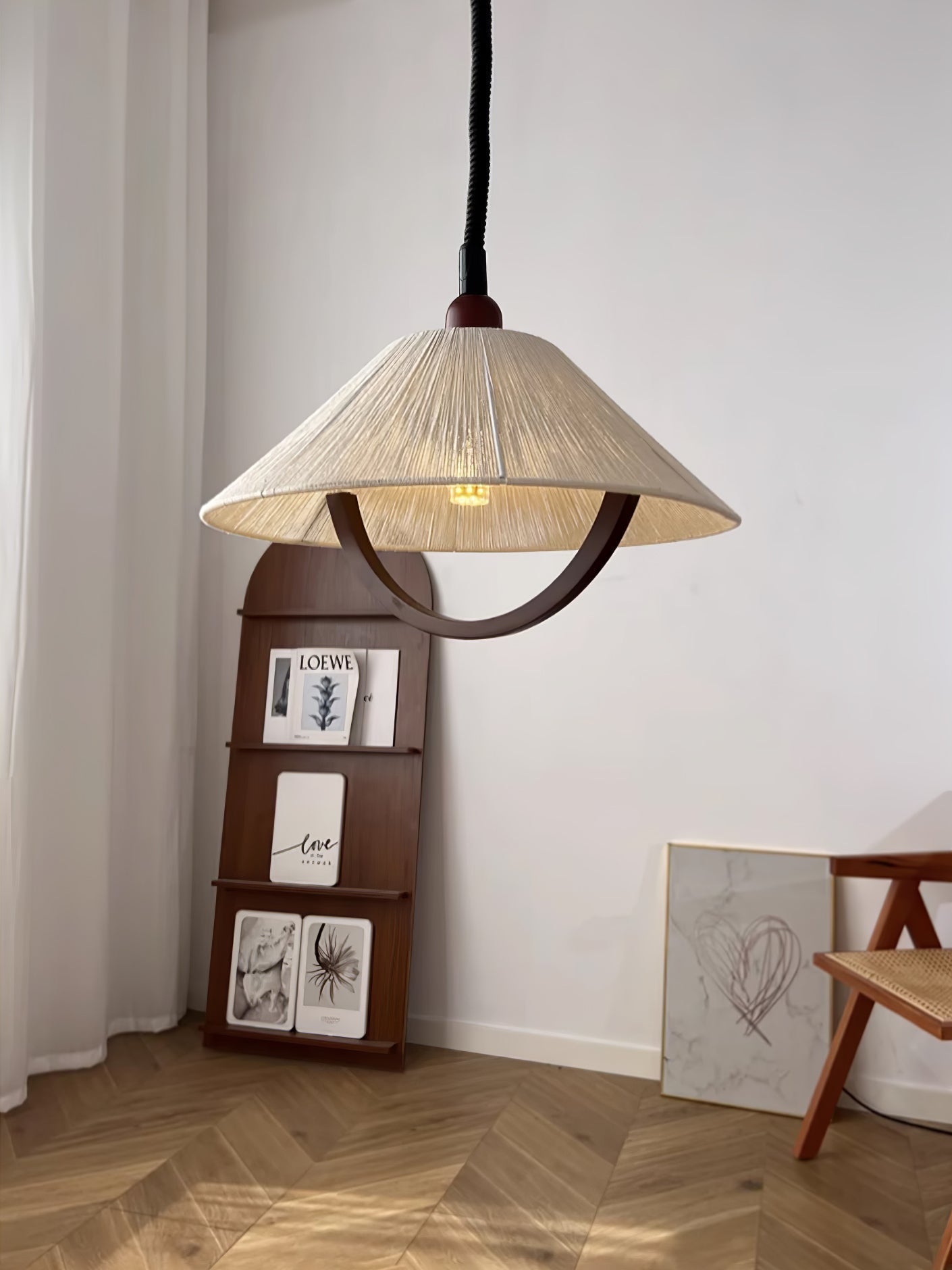 Syraeen Premium Nordic Art Wood Pendant Lamp