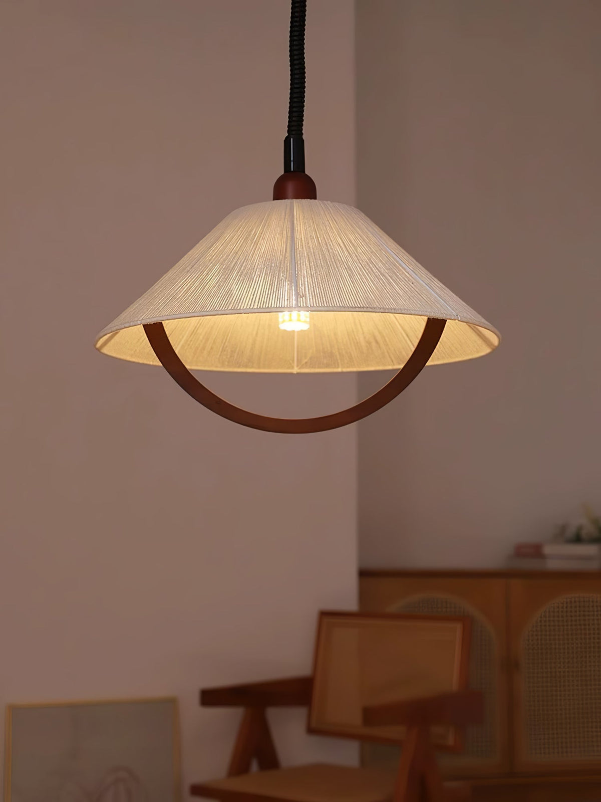 Syraeen Premium Nordic Art Wood Pendant Lamp