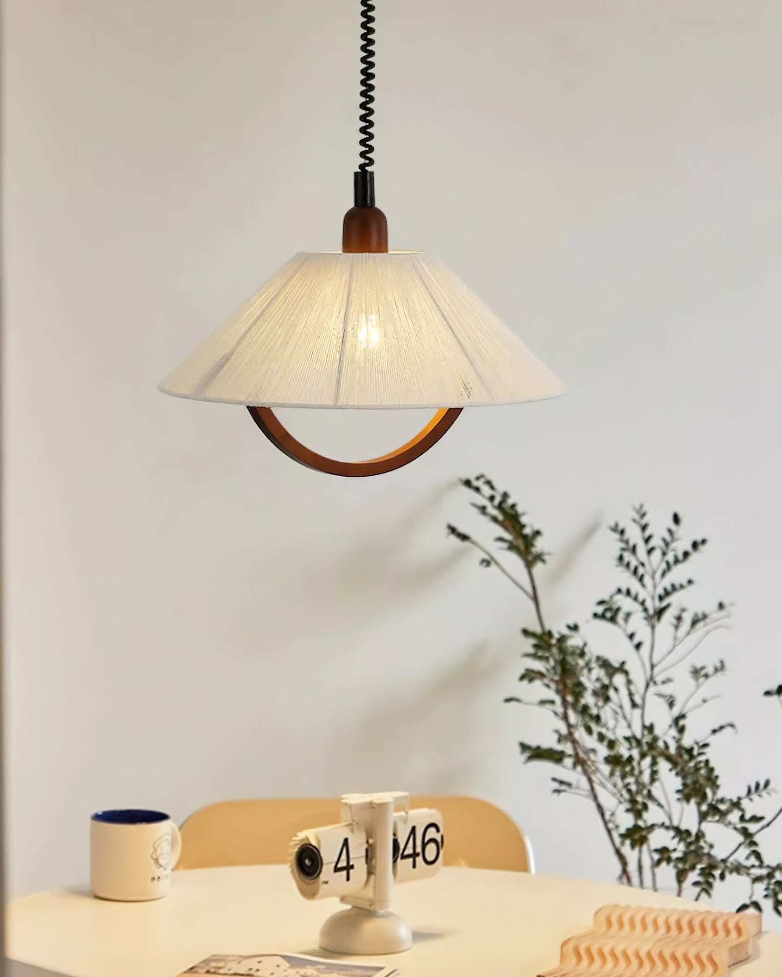 Syraeen Premium Nordic Art Wood Pendant Lamp