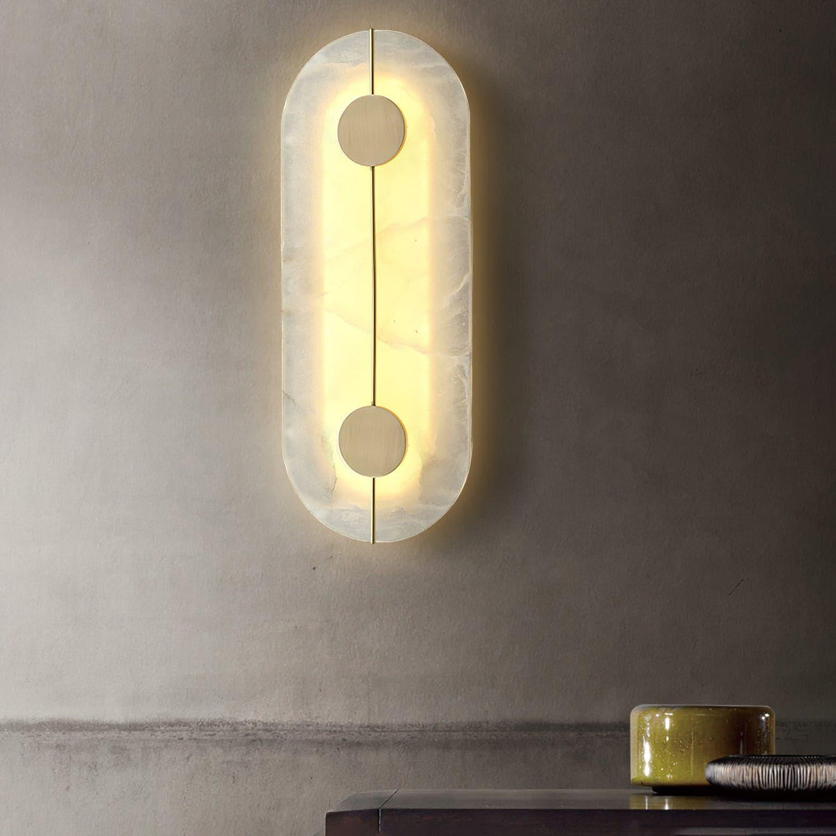 Citheira Minimalist Alabaster Wall Light