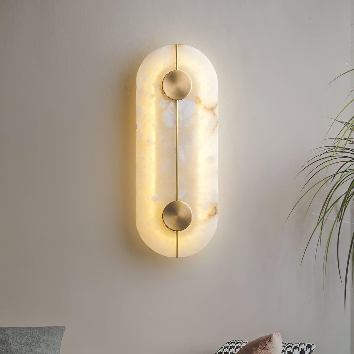 Citheira Minimalist Alabaster Wall Light