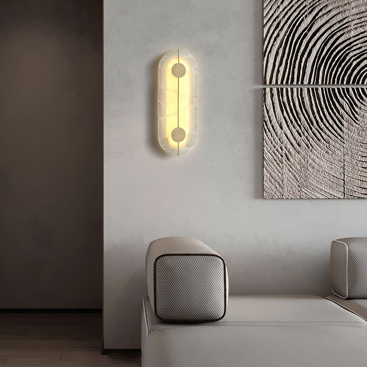 Citheira Minimalist Alabaster Wall Light