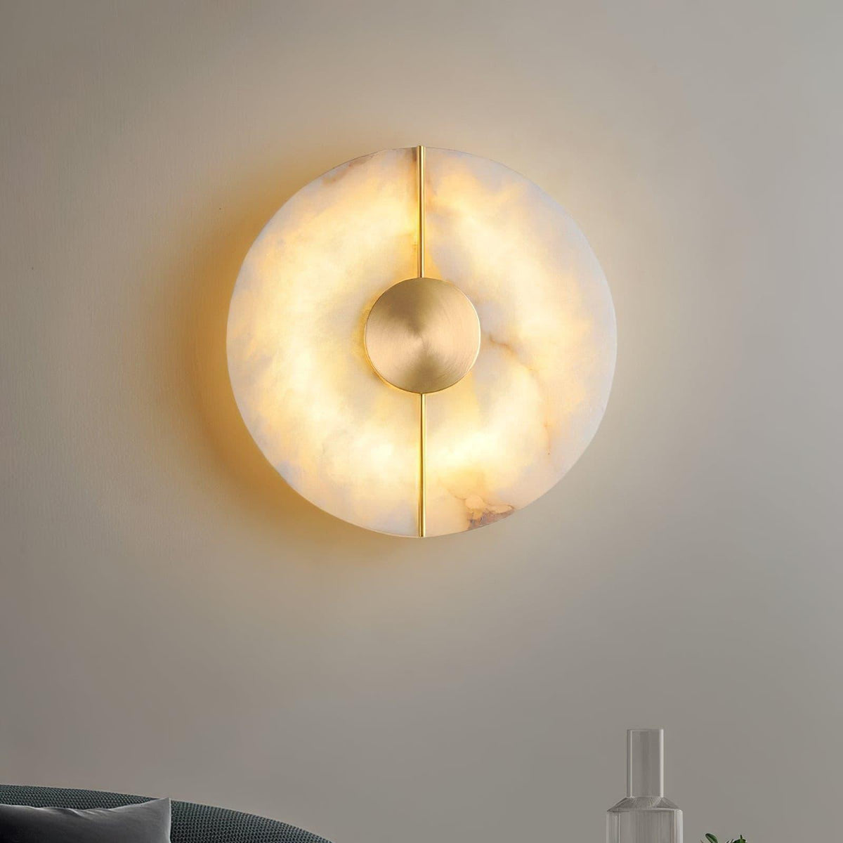 Citheira Minimalist Alabaster Wall Light