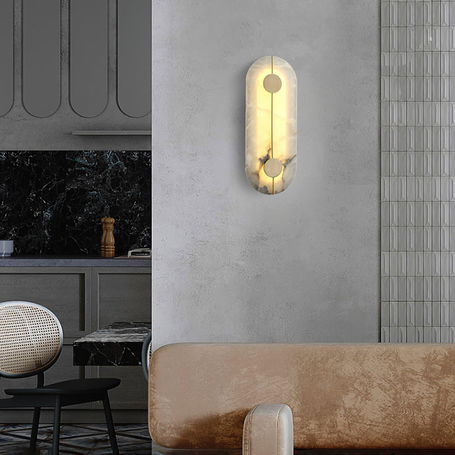 Citheira Minimalist Alabaster Wall Light