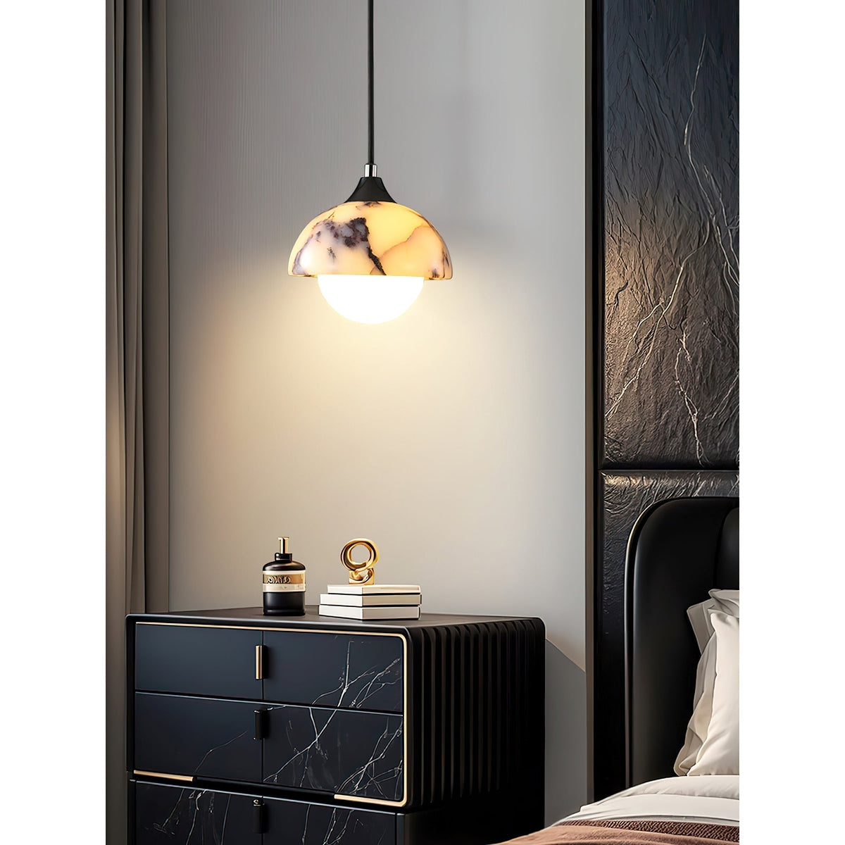 Tavon Modern Minimalist Marble Pendant Lamp