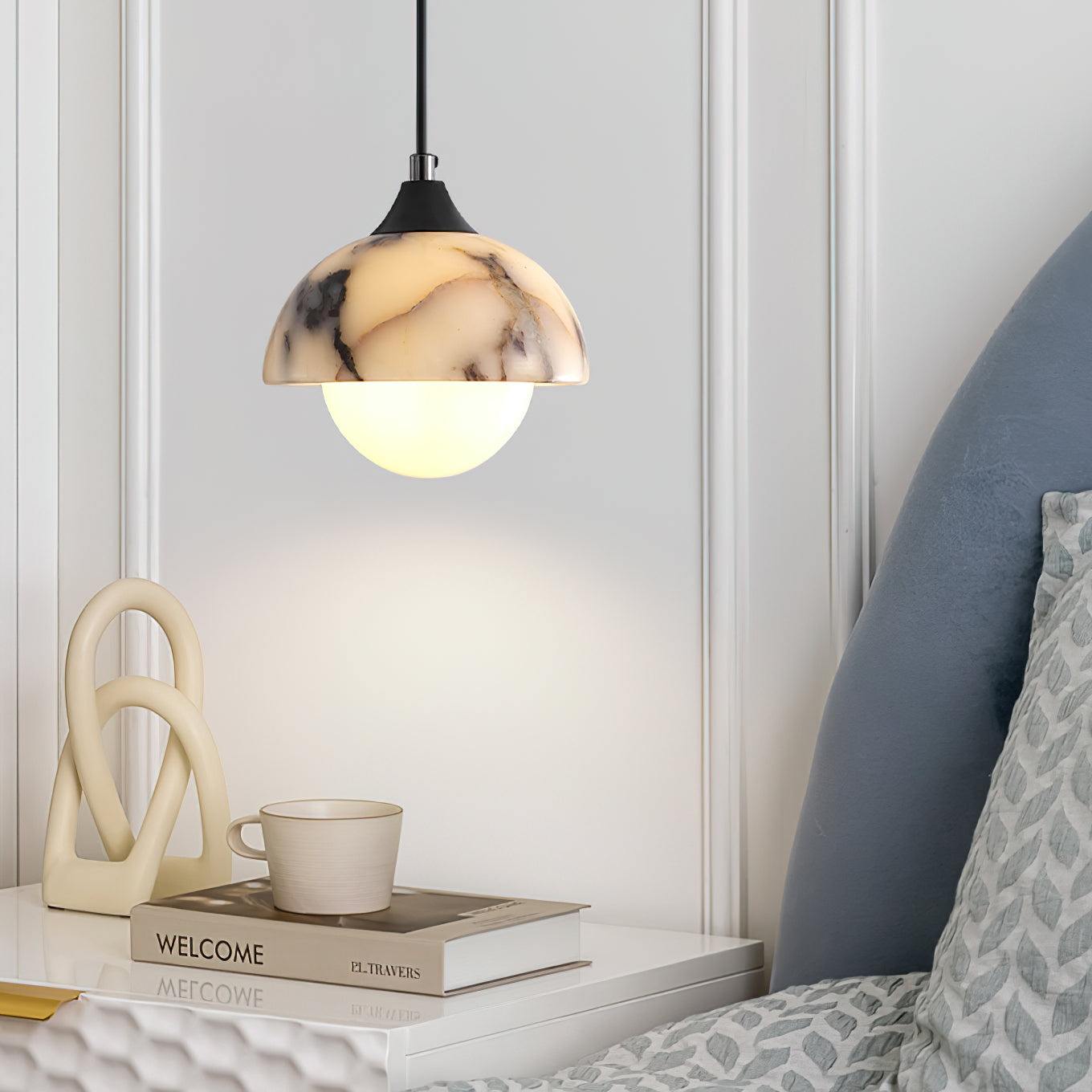 Tavon Modern Minimalist Marble Pendant Lamp