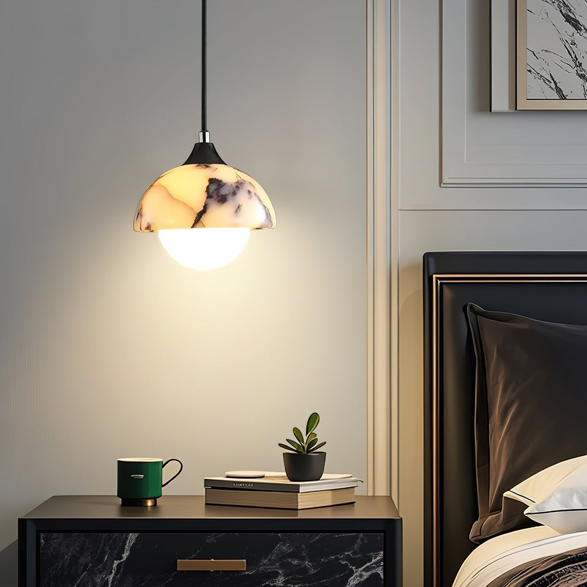 Tavon Modern Minimalist Marble Pendant Lamp