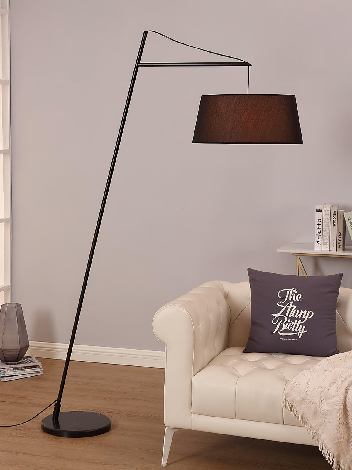 Votalyra Modern Fabric Floor Lamp