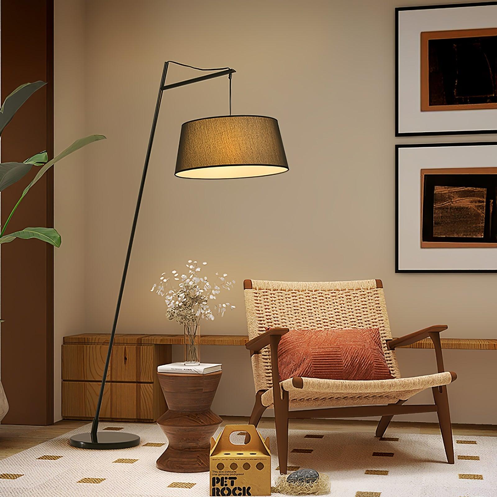 Votalyra Modern Fabric Floor Lamp