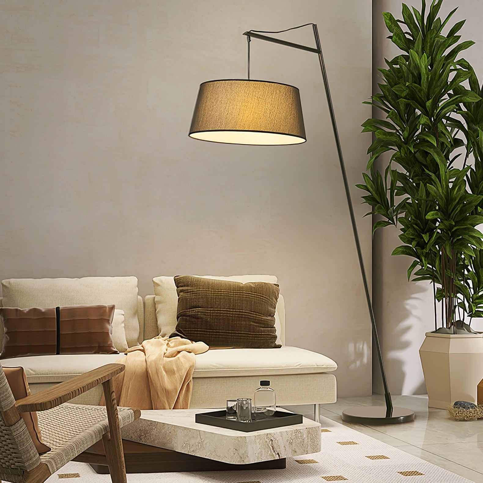 Votalyra Modern Fabric Floor Lamp