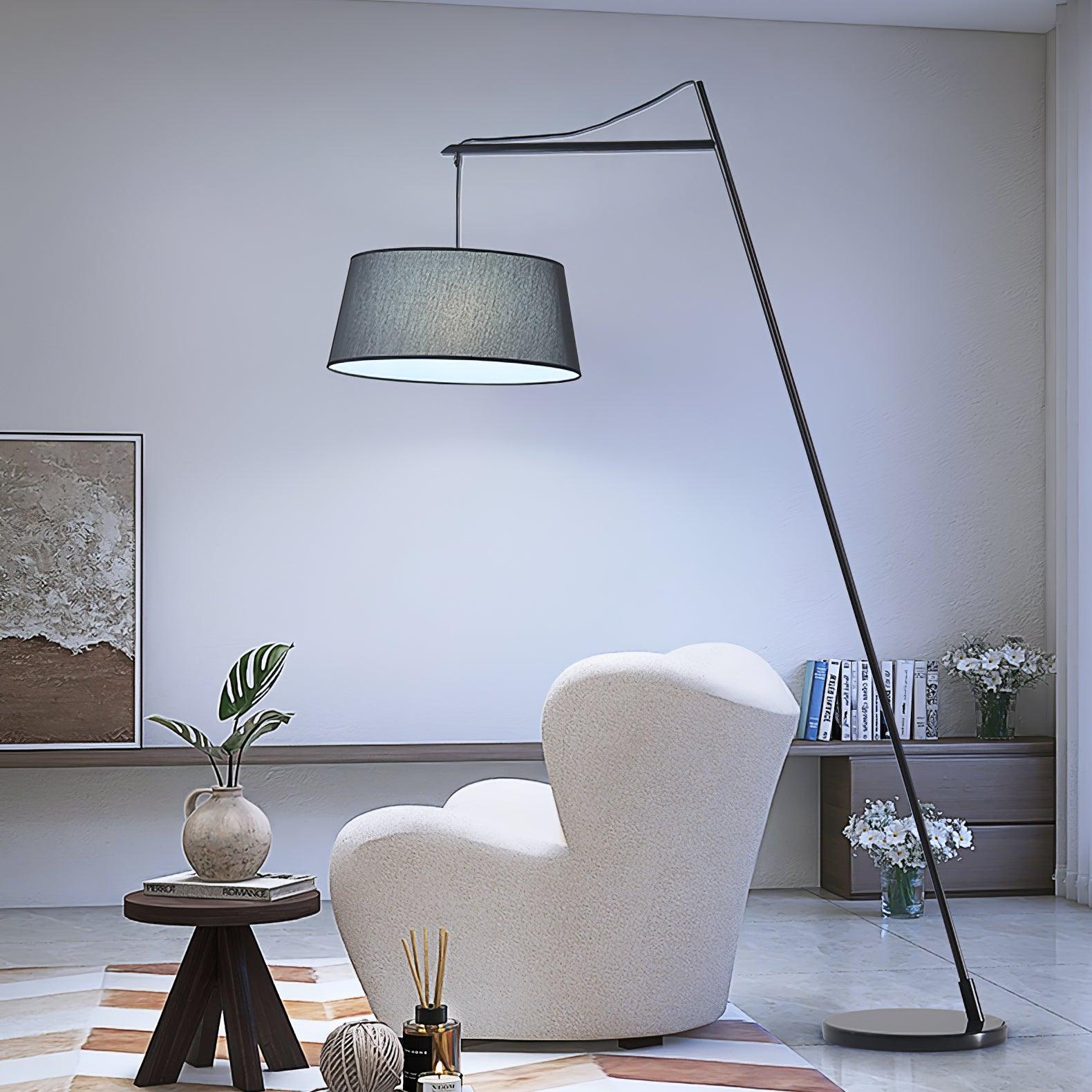 Votalyra Modern Fabric Floor Lamp