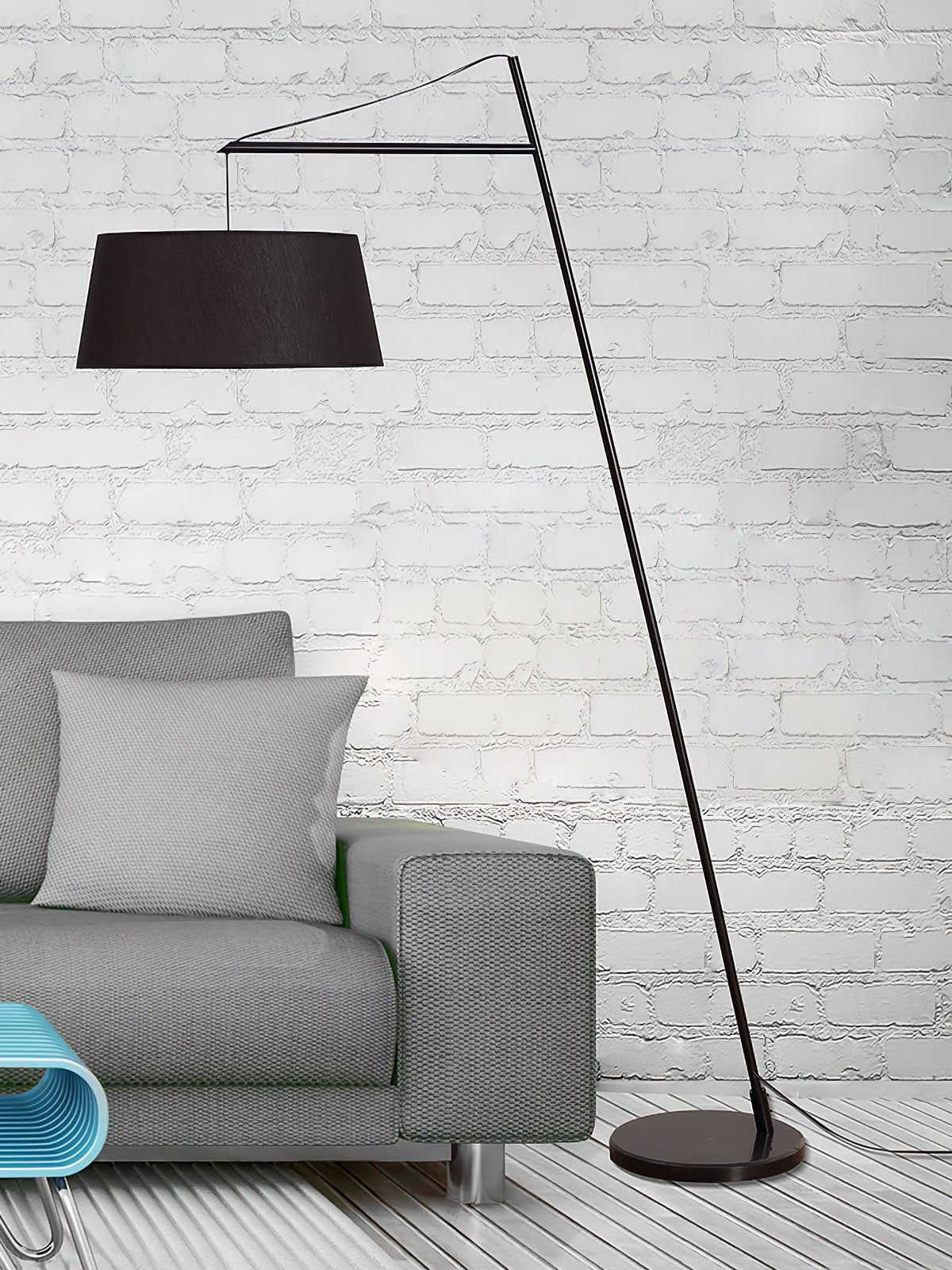 Votalyra Modern Fabric Floor Lamp