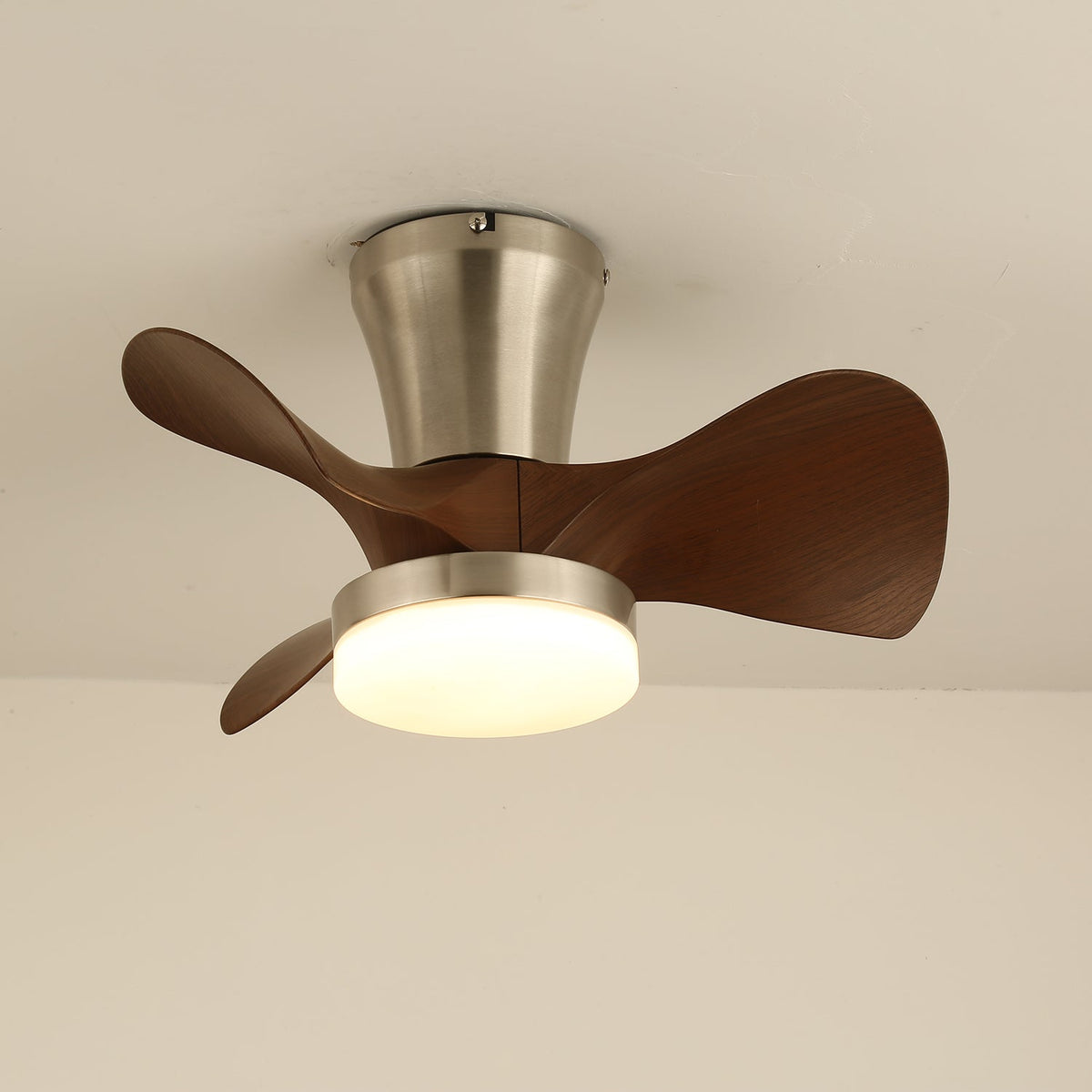Nera Modern Wood Ceiling Fan Light